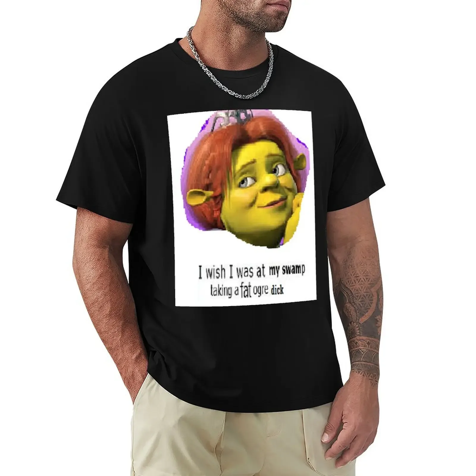 Taking a fat ogre T-Shirt Comfortable Work Wear Tee - Aliexpress - FashionsVida