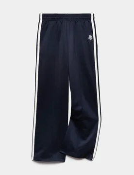 Embroidered Wide Leg Joggers (6-16 Yrs) Navy female - M&S - FashionsVida
