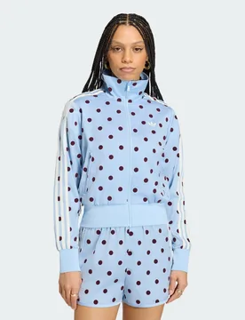 Giacca da allenamento SATIN POLKA DOTS TT XL Clear Sky - Adidas - FashionsVida