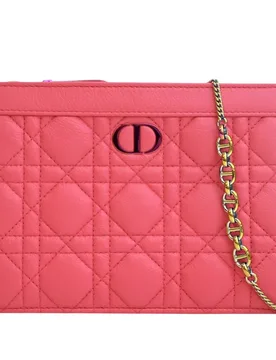 Supple Cannage Calfskin Caro Every Pouch - Dior - FashionsVida