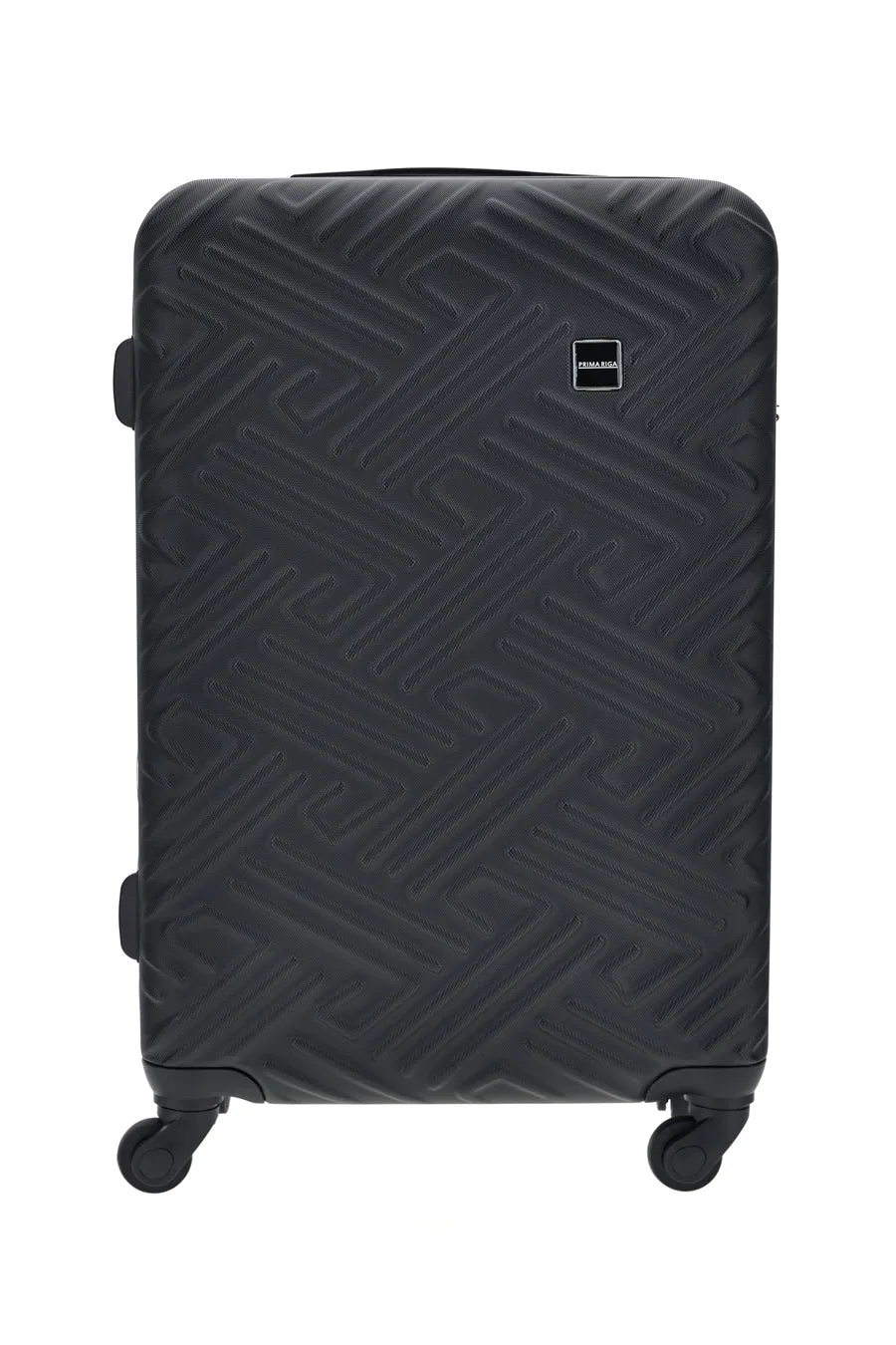 Valigia trolley grande in nero rigida PR189/G - PRIMA RIGA - FashionsVida