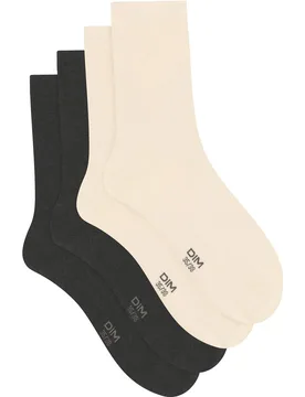Pack de 2 calcetines de mujer de algodón - Dim - FashionsVida