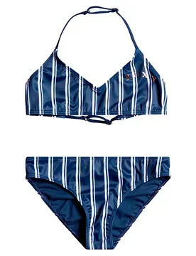 Bikini Just Good Vibes Mood Indigo S At Down Stripe V 10 Années Fille