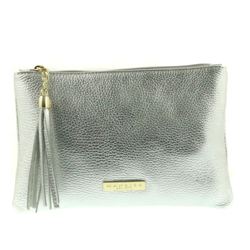 Allegra Borsa a tracolla Argento - Manrico - FashionsVida