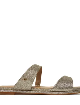 Pantoletten Jaida 40S5JDFS1M Goldfarben 39 female - MICHAEL Michael Kors - FashionsVida
