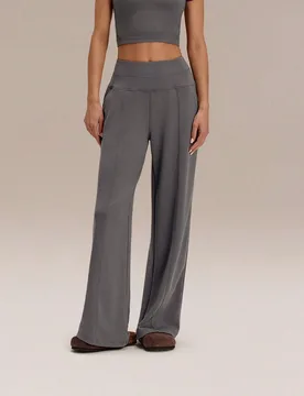 Pantalones De Estar Por Casa Cómodos Con Sensación De Seda Y Textura De Modal - Shein - FashionsVida