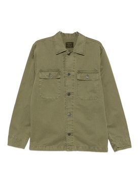 Giubbotto con tasche in colore verde militare