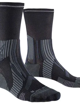 Calzini Crew Trail Run Expert Black / Charcoal EU 35-38