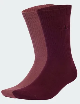 CALZE EVERYDAY ICONS CREW 2 PAIA 43-45 Maroon / Burgundy - Adidas - FashionsVida