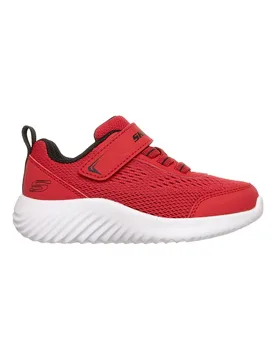 Sneakers rosso con strappo e lacci elasticizzati Bounder quantarun 25 - Skechers - FashionsVida