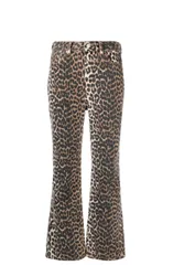 GANNI Jeans Leopardato