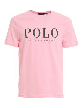 T-shirt con stampa logo lettering