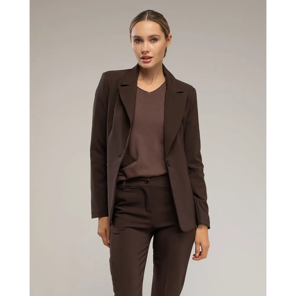 Chaqueta de mujer entallada con solapas - Tantra - FashionsVida