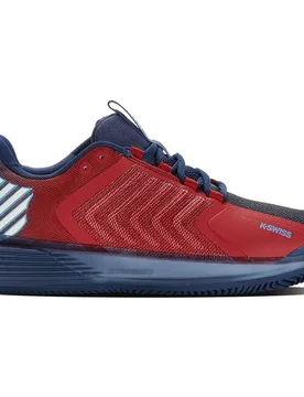 Ultrashot 3 Hb Clay Shoes Lollipop / Blue Opal / White UK 11 - K-swiss - FashionsVida