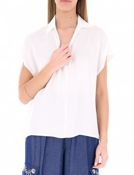 LIU JO Blusa in viscosa BIANCO 46