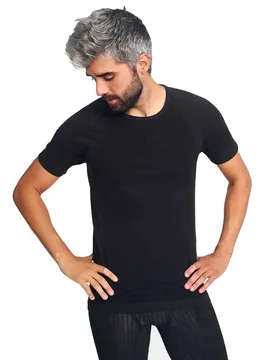 Twink Microperforated Short Sleeve T-shirt 004 L Men - Sport Hg - FashionsVida
