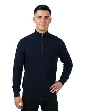 Pull à Demi-zip 8030276 Evening Blue XL - Gant - FashionsVida