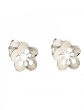 Orecchini Donna in Oro Bianco Fiore 803321727168