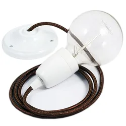 Cables Suspension Luminaire Rl13 Diy 2 M Glittering Brown / White One Size