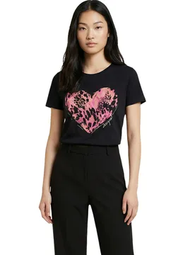 Damen T-Shirt Schwarz 510216