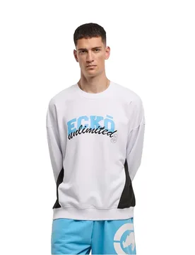 Felpa Drap Bright White S - Ecko Unltd - FashionsVida