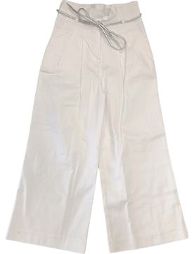 Pantalone Bianco C/cinta Lurex NAPA264