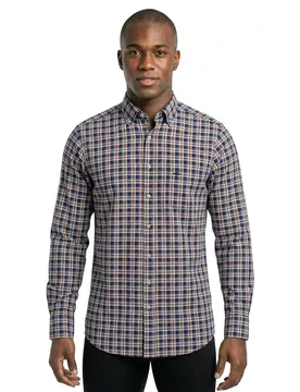 Chemise à Manches Longues 14088020 Navy 3XL