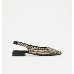Zapatos planos de mujer con detalle trenzado