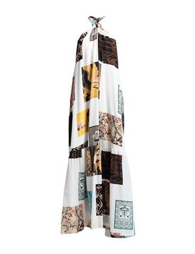 Maxi-Kleid Damen Weiß 32,34 Damen