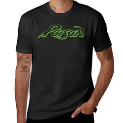 Poison Logo T-Shirt T-Shirt plus sizes new edition plain customs plain black t shirts men