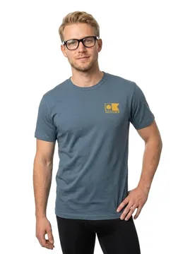 T-shirt à Manches Courtes Stitched Slate L