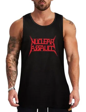 Nuclear Assault (Transparent) Red Tank Top anime clothes training weight vest - Aliexpress - FashionsVida