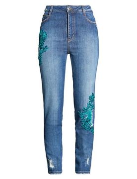 Jeanshose Damen Blau 34 Damen