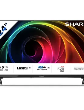 Tv 24ha1205e 24´´ Hd Ready Led Black Europe PAL unisex