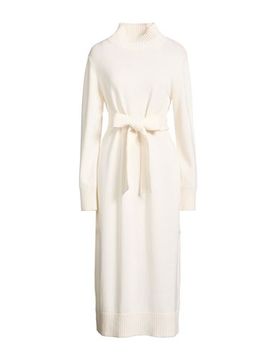 Midi-Kleid Damen Elfenbein L,M,S,XL,XS Damen