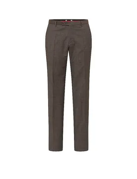 Pantaloni da abito slim fit PASCAL marrone 102 - Cg - Club Of Gents - FashionsVida