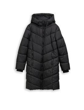 Abrigo acolchado negro XS