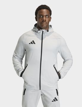 Mens Giacca A Vento Tiro Travel - Grigio, grigio grigio Uomo taglia XL