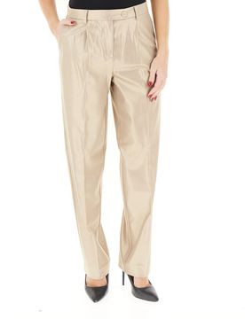 Pantalone effetto lucido BEIGE 38