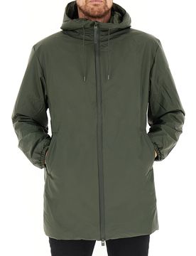Impermeabile con cappuccio VERDE MILITARE S