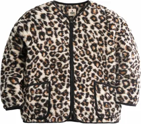 Veste droite en laine - Sweatshirt Adult Nordeen Leopard en Laine - Taille XS - Beige