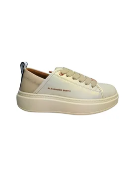 Scarpe Donna Sneakers Eco-Wembley Woman, color Dust Gold - Alexander Smith - FashionsVida