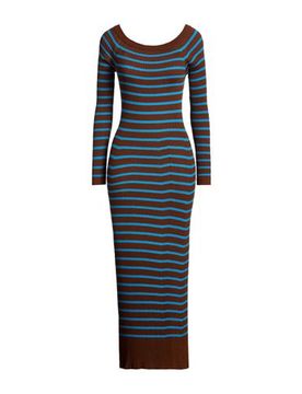 Midi-Kleid Damen Braun M Damen