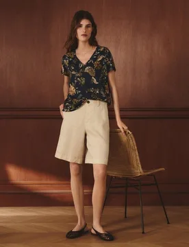 Bermuda de mujer de lino - Lloyd's - FashionsVida