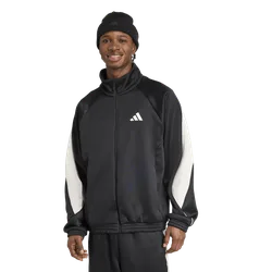 Stadium Tracktop Men Track Tops - Black - Size S - Poly Mesh - Black - Size: Small