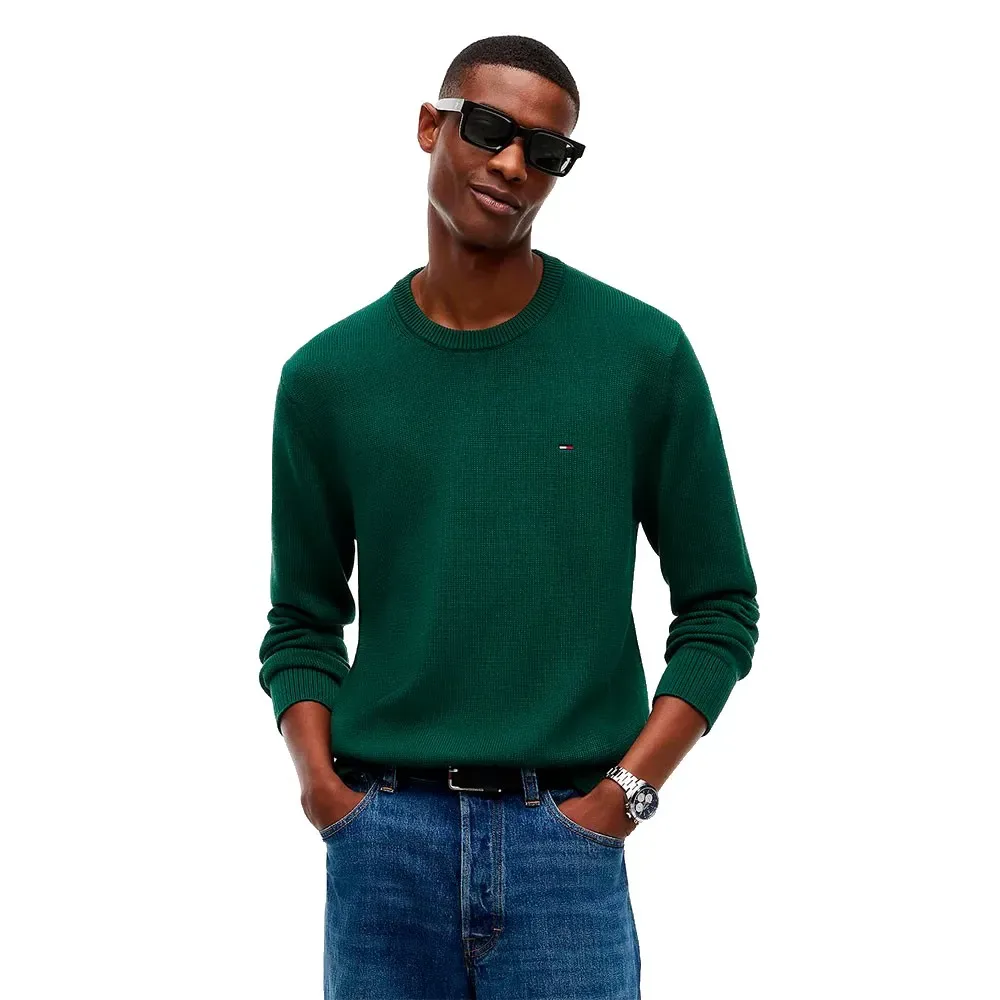 Pull Dm0dm21787 Velvet Green M - Tommy hilfiger - FashionsVida