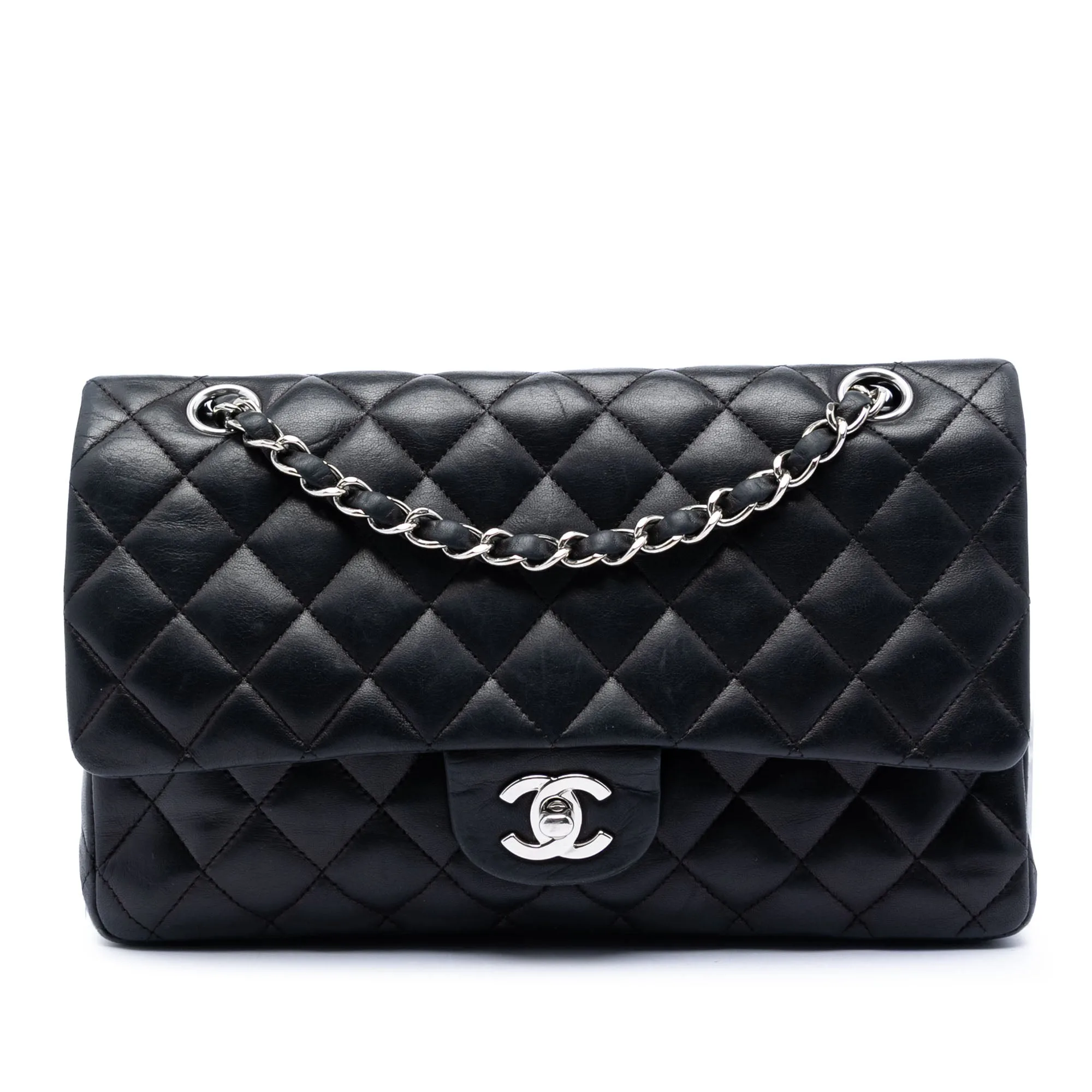 Medium Classic Lambskin Double Flap - Chanel - FashionsVida