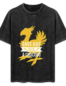 Save Gas Ride a Chocobo T-Shirt Quick Dry Sports Short Sleeve Tee - Aliexpress - FashionsVida