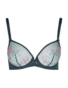 Sujetador con aros MARIA petróleo-rosa gasolina 80E - Lascana - FashionsVida