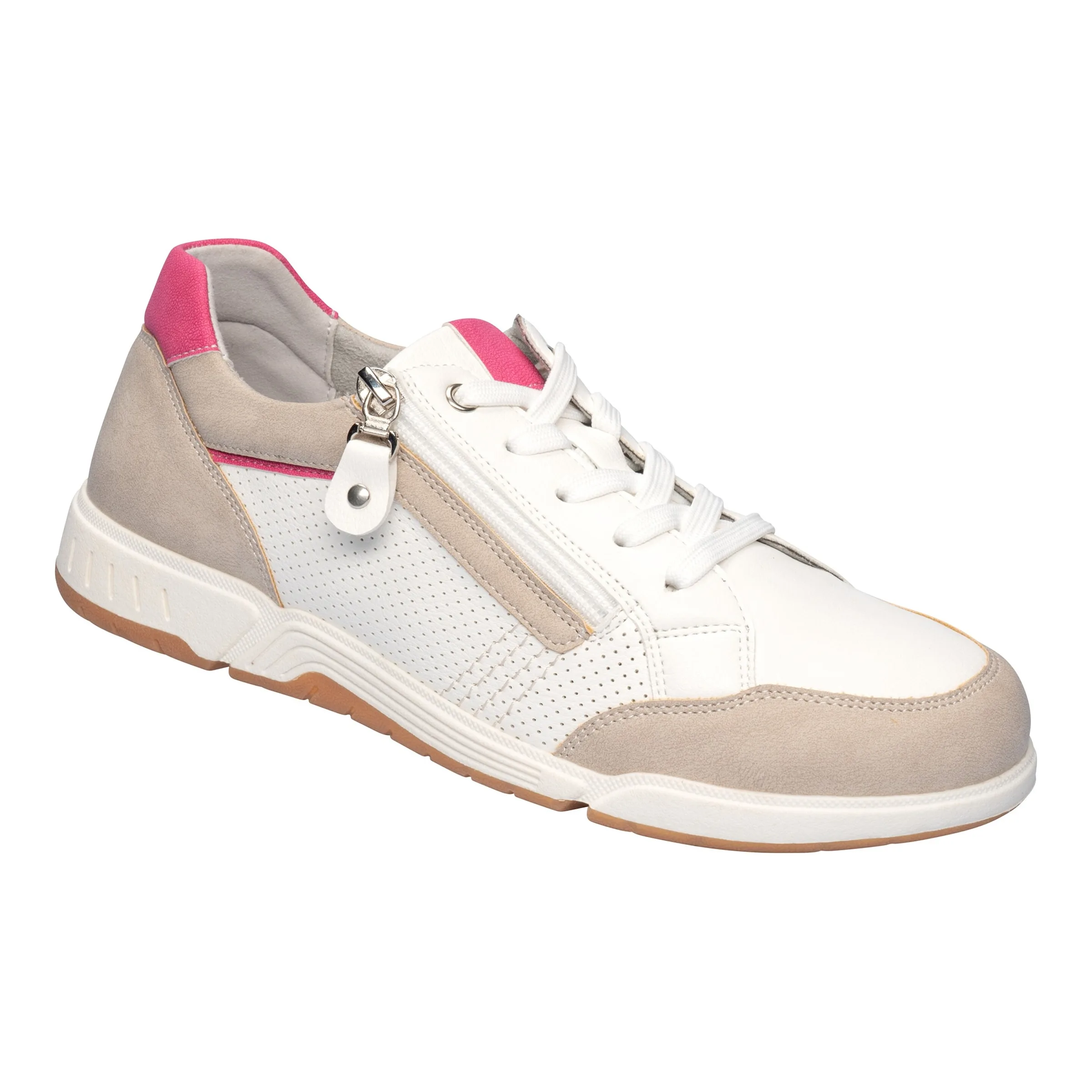 Komfort-Sneaker mit Leder-Decksohle „Lena“ rosa 36 Damen - wonderwalk - FashionsVida